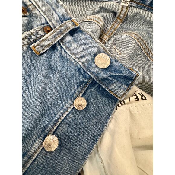 RE/DONE 70s Ultra High Rise Jeans Women’s 29 Raw Hem Mom Jeans - Picture 8 of 16